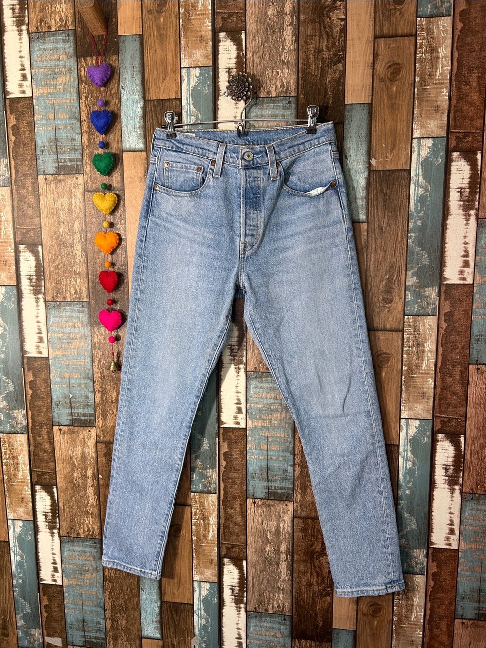 Levi’s 501 button fly wedgie fit jeans